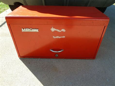 Large Vintage MBC Tool Chest Box w/ Key SNAP